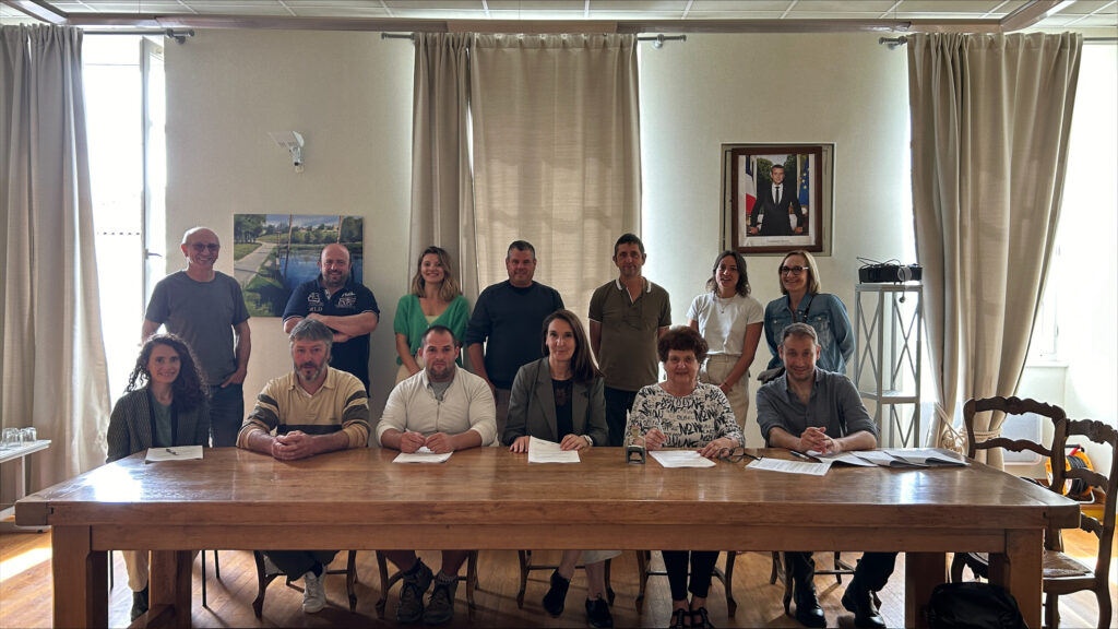 La mairie s'engage dans le projet avec 8 exploitants agricoles